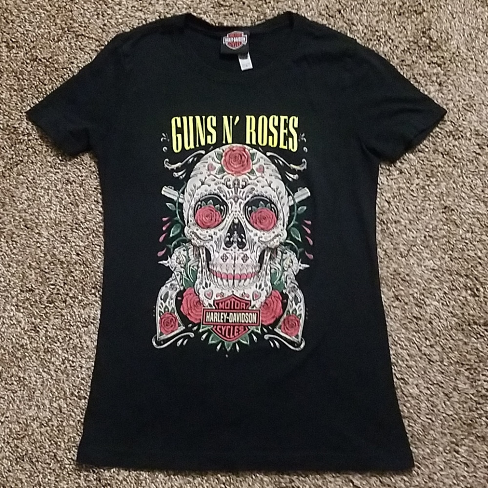 Harley Davidson Guns N Roses tshirt